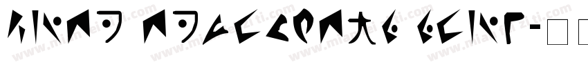 Alien encouters solid字体转换